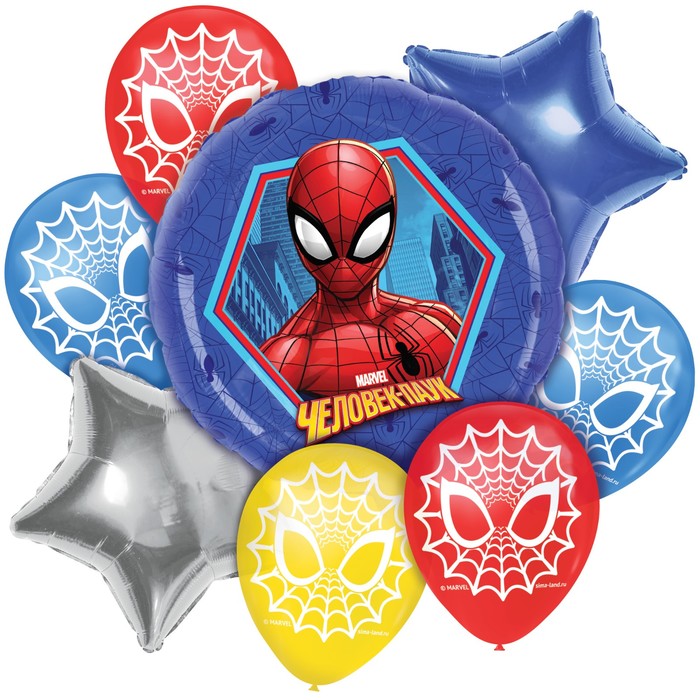 Набор воздушных шаров Супермен, Человек-паук