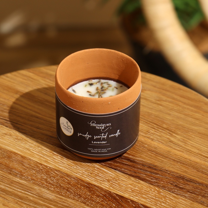 

Свеча ароматическая в баночке 70 гр, соевый воск, lavender