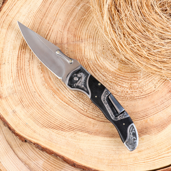 Нож складной Смаер 20,5см, клинок 89мм/3мм цена и фото