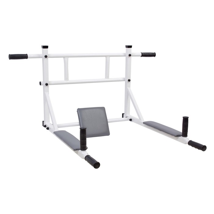 

Турник настенный Polini Sport Pulse Premium, 3 в 1, цвет белый-серый