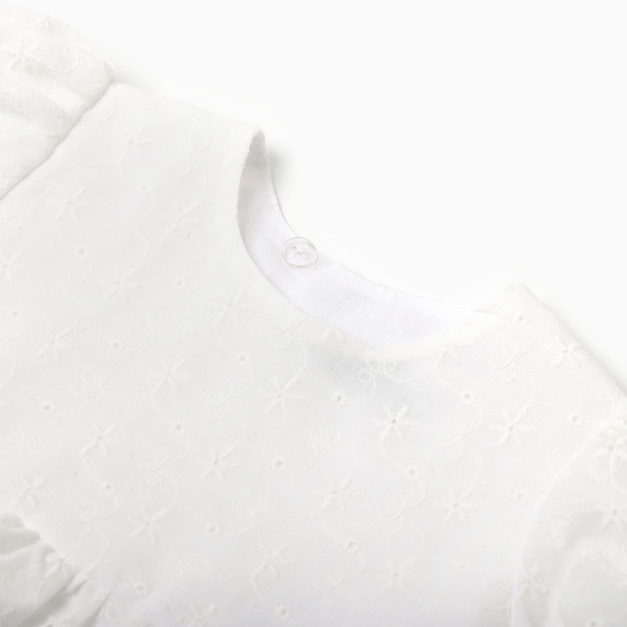 Комплект (Блузка и шорты) для девочки MINAKU цвет белый, рост 68-74 см