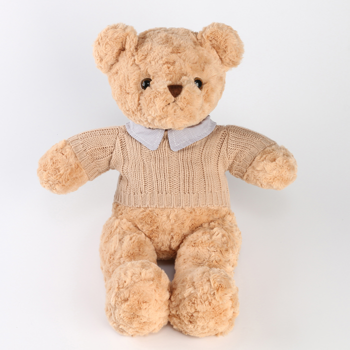 Мягкая игрушка «Медведь» в кофте, 50 см, цвет бежевый мягкая игрушка медведь в кофте