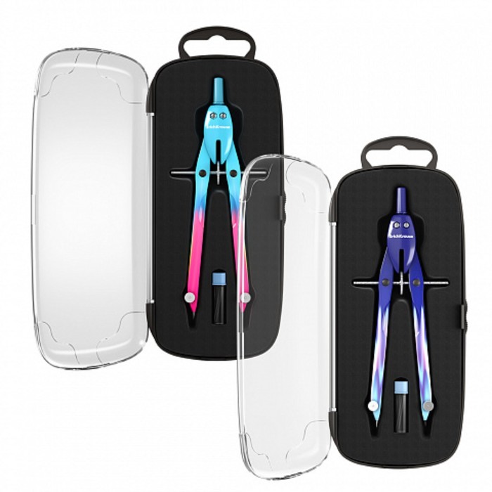 Готовальня ErichKrause CoolRay 2 предмета пенал микс 783₽