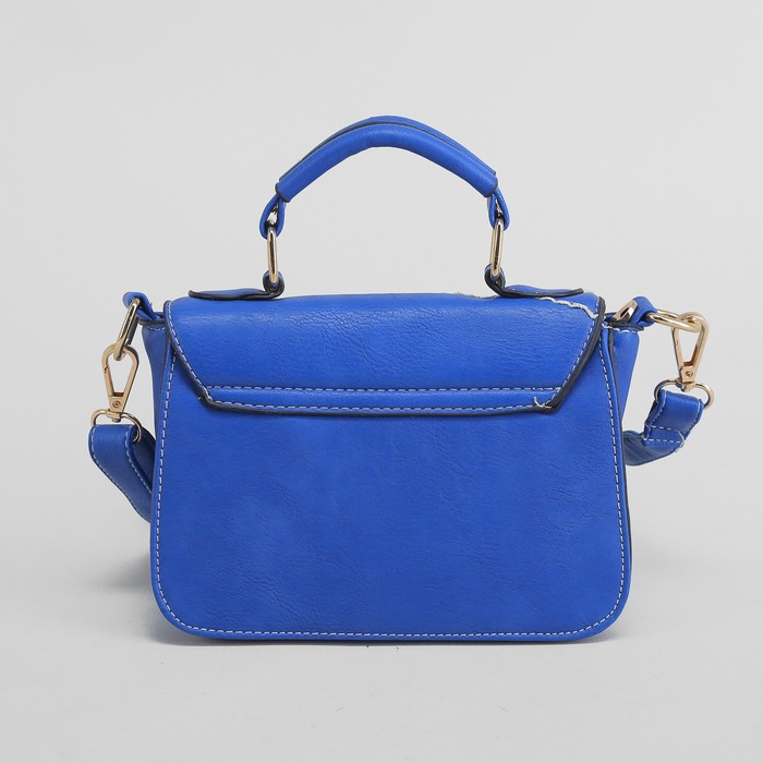 Сумка женская "Сесилия", 1 отдел, длинный ремень, цвет синий