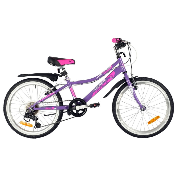 цена Велосипед 20 Novatrack ALICE, цвет фиолетовый
