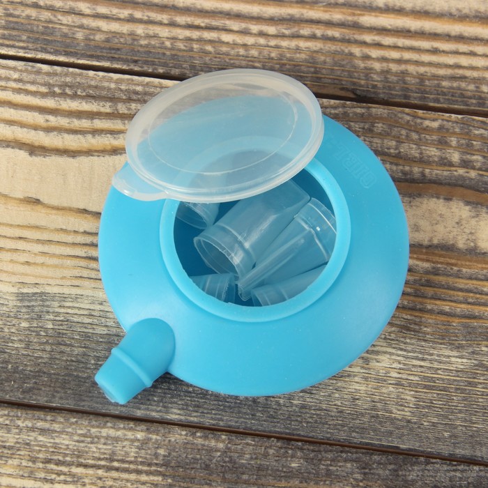 Емкость для крема "Лавелли", 4 насадки, цвета МИКС