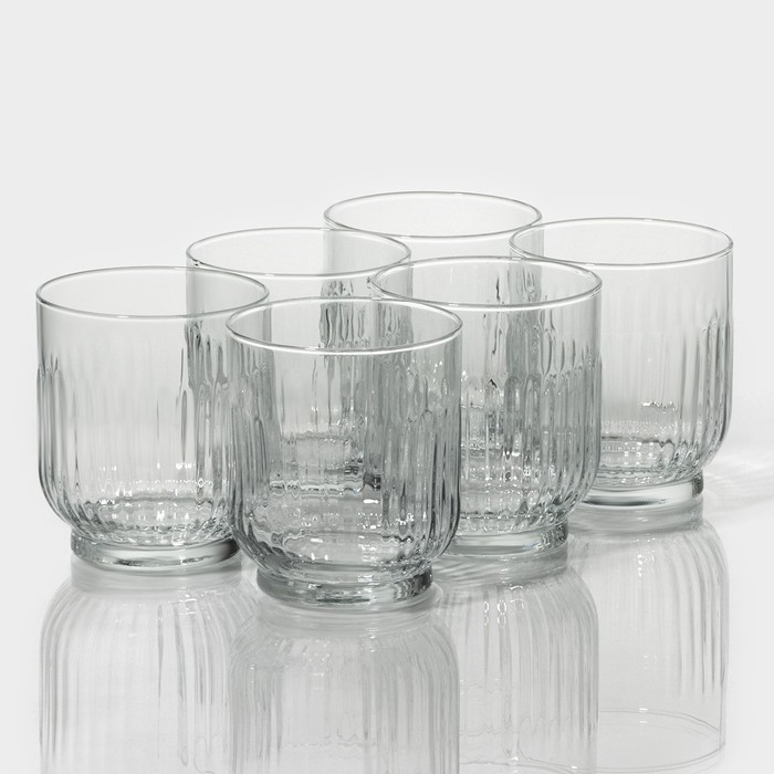 Набор стеклянных стаканов Lav «Токио», 330 мл, 7,9×9 см, 6 шт набор стеклянных стаканов плэже 330 мл 6 шт