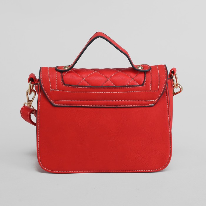 Сумка женская "Селма", 1 отдел, длинный ремень, цвет красный