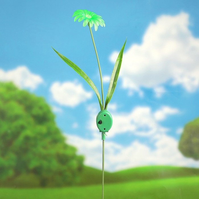 Декоративный штекер на солнечной батарее "Ромашка" микс