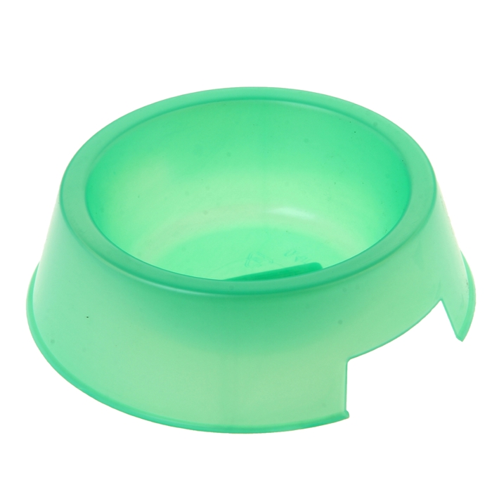 Миска "Для любимца", 0,4 л, перламутровая, зеленая