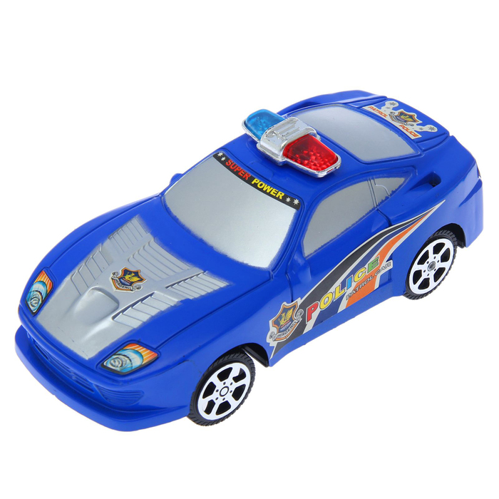 Машина инерционная "Полиция", цвета МИКС