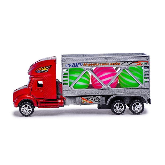 Грузовик инерционный "Перевозчик", цвета МИКС