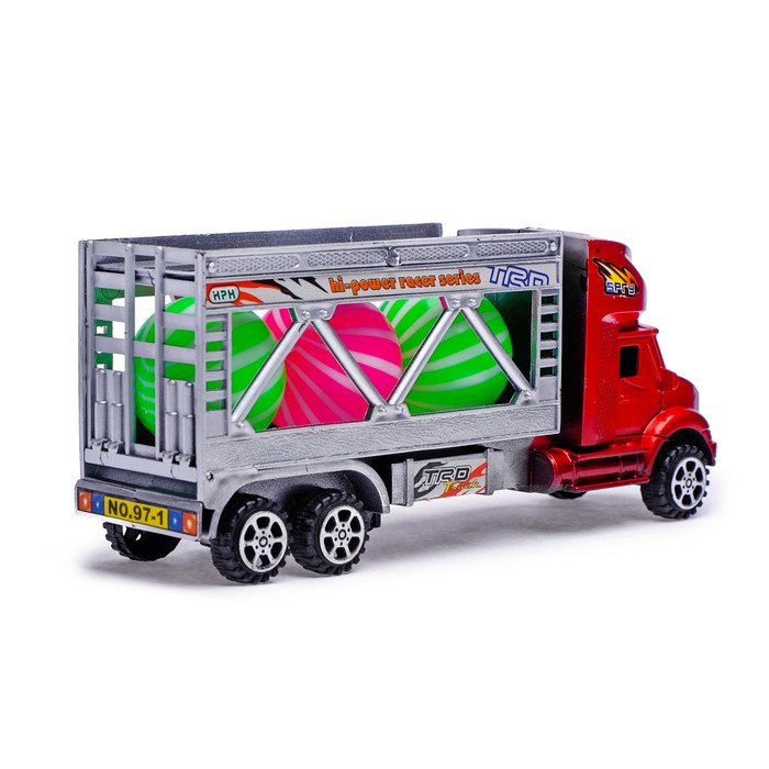 Грузовик инерционный "Перевозчик", цвета МИКС