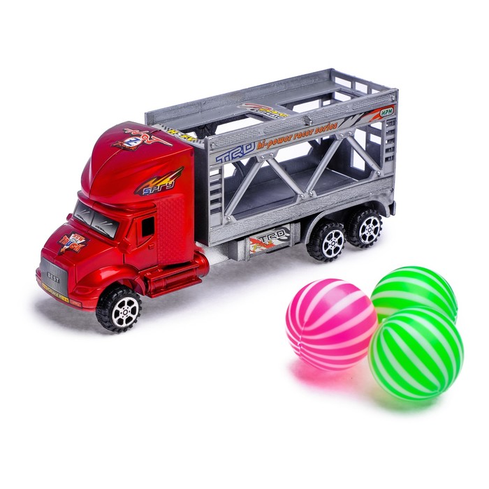 Грузовик инерционный "Перевозчик", цвета МИКС