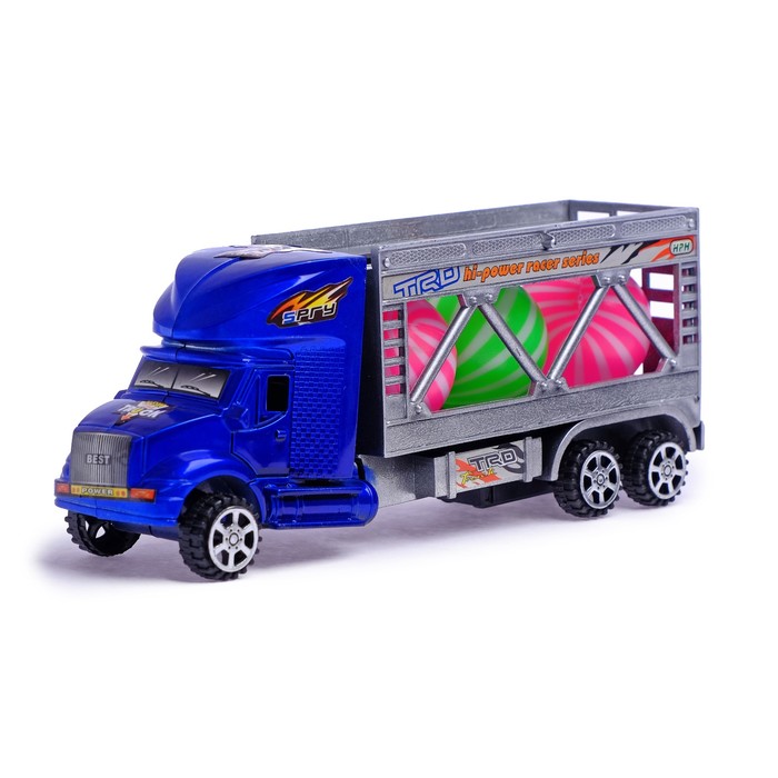 Грузовик инерционный "Перевозчик", цвета МИКС