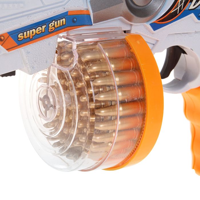 Автомат "Бластер", световые и звуковые эффекты, работает от батареек