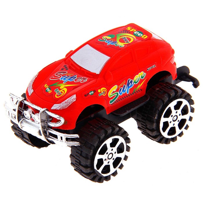 Машина инерционная "Джип", цвета МИКС