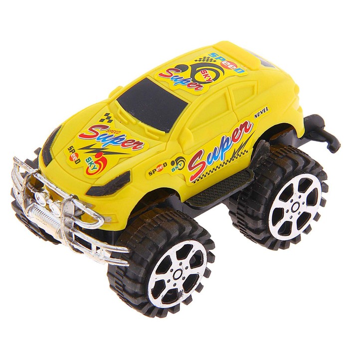 Машина инерционная "Джип", цвета МИКС