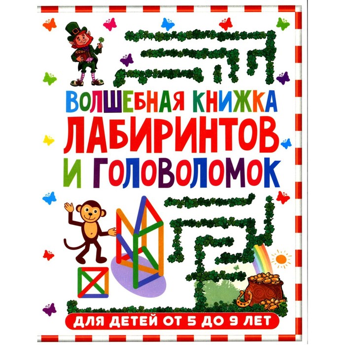 Волшебная книжка лабиринтов и головоломок. Для детей от 5 до 9 лет 1000 лучших головоломок от 5 до 7 лет дмитриева в г