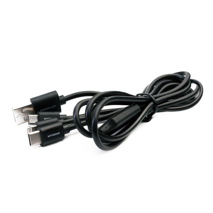 цена Кабель  3 в 1 ERGOLUX ELX-CDC05-C02, USB - microUSB/ Lightning/ Type-C, 3А, 1.2м, черный