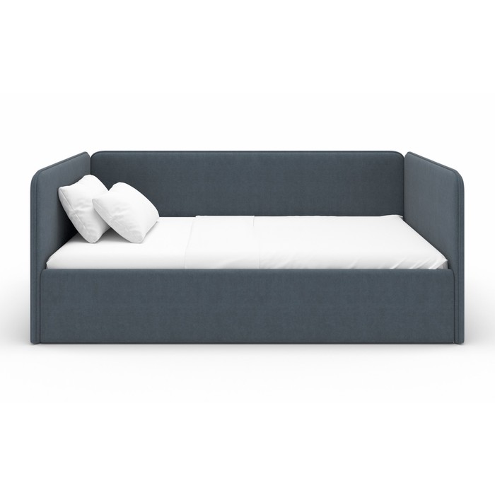 Кровать-диван Romack Leonardo, большая боковина, цвет графит , 200х90 см