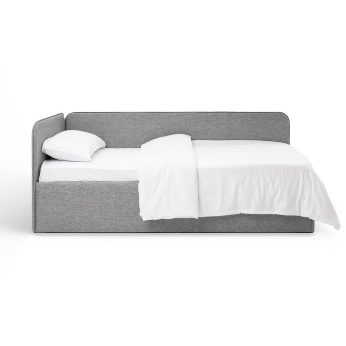 Кровать-диван Romack Leonardo, цвет серая рогожка, 200х90 см