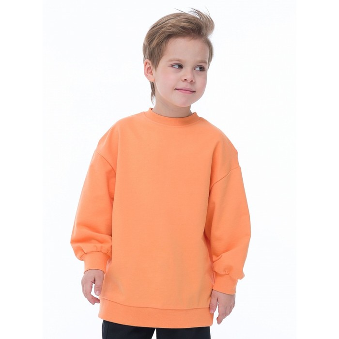 Толстовка для мальчиков, рост 86 см, цвет оранжевый
