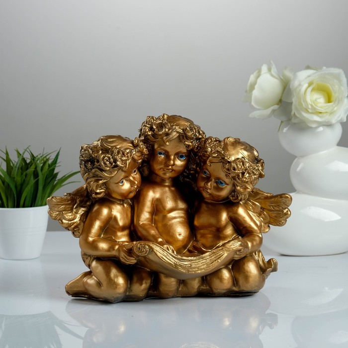 Сувенир "Три Ангела" бронза