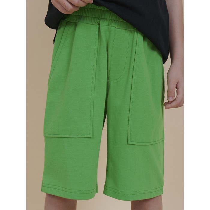Шорты для мальчика, рост 110 см, цвет яблочный шорты для мальчика рост 110 см цвет песочный