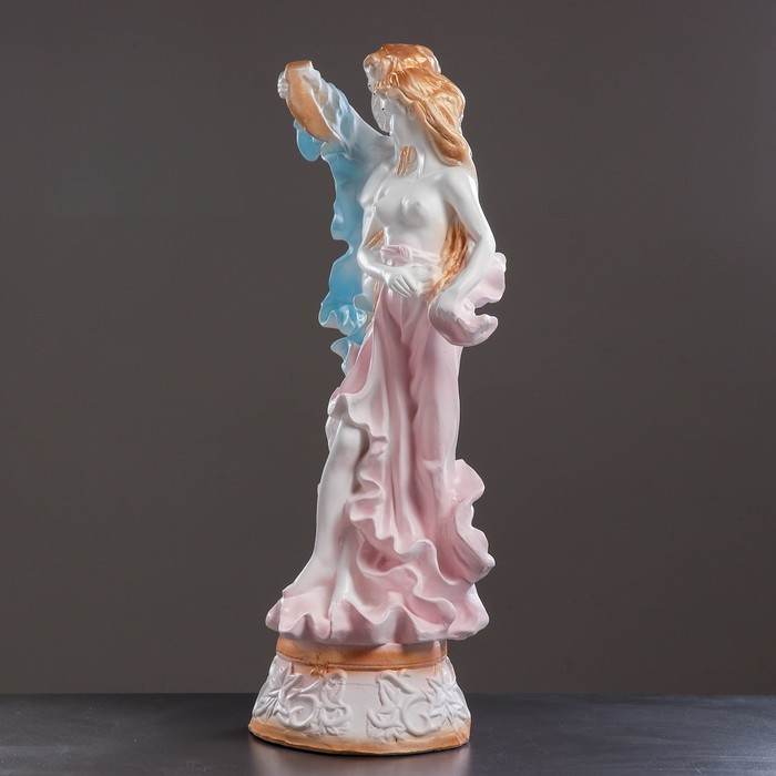 Статуэтка "Адам и Ева" большая, белая с золотым, микс