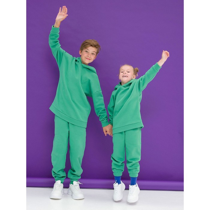 Брюки детские, рост 104 см, цвет зелёный