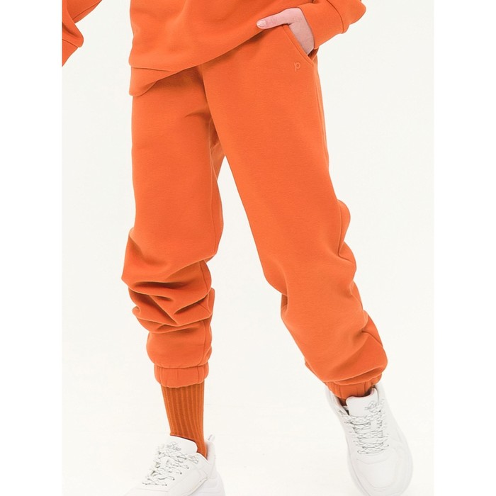 Брюки детские, рост 152 см, цвет оранжевый брюки детские рост 152 см цвет бордовый
