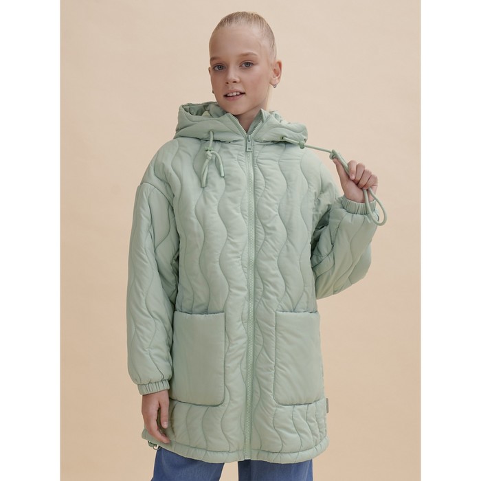 куртка для девочек рост 98 см цвет ментол Ветровка для девочек, рост 98 см, цвет ментол