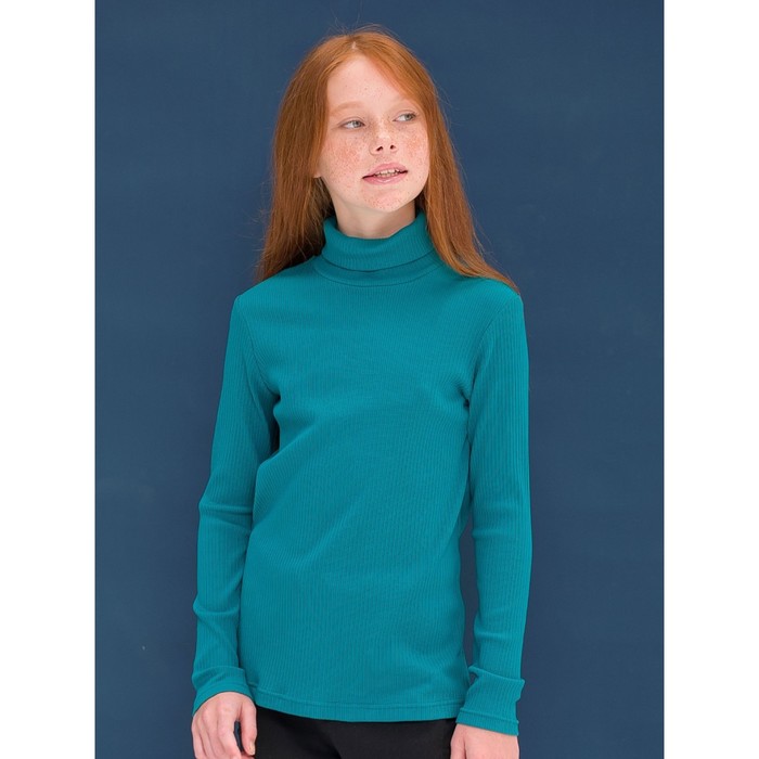 Джемпер для девочек, рост 116 см, цвет изумрудный джемпер для девочек рост 134 см цвет изумрудный