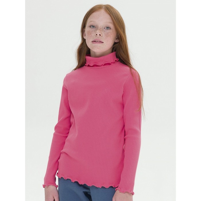 Джемпер для девочек, рост 164 см, цвет розовый