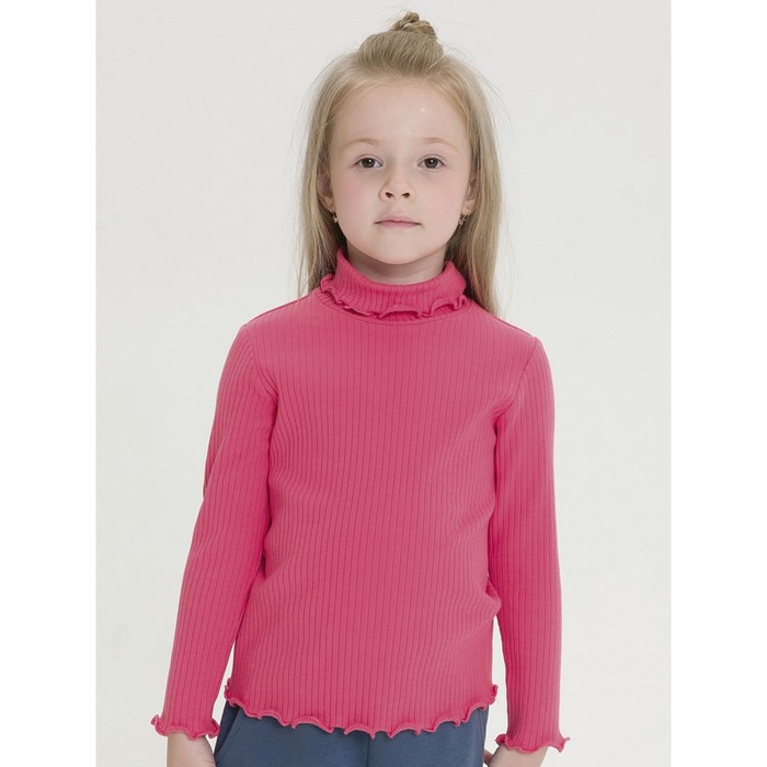 Джемпер для девочек, рост 104 см, цвет розовый джемпер для девочек рост 104 см цвет черничный