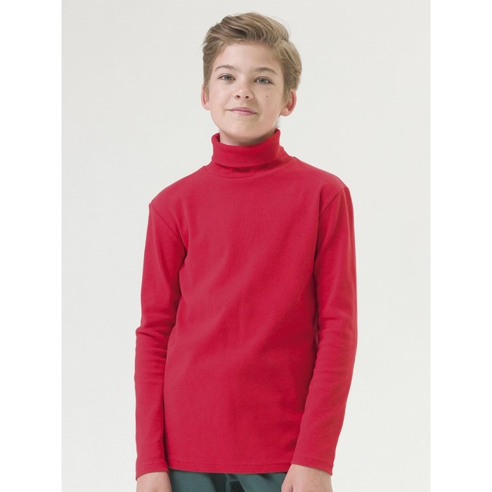 Джемпер для мальчиков, рост 116 см, цвет красный джемпер для мальчиков рост 116 см цвет терракотовый