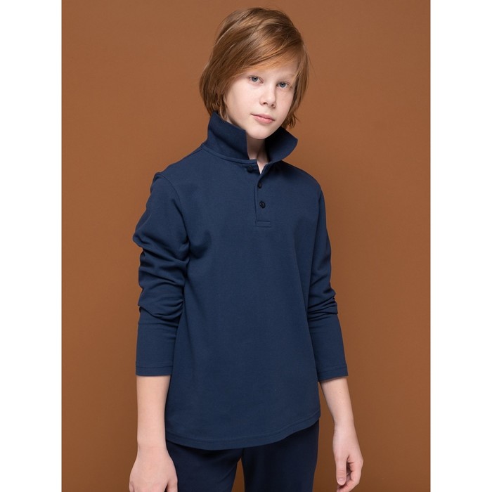 Джемпер для мальчиков, рост 152 см, цвет синий джемпер для мальчиков рост 152 см цвет тёмно синий