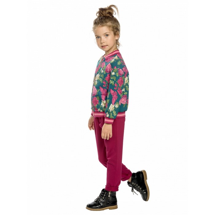 

Комплект для девочек, рост 92 см, цвет изумрудный