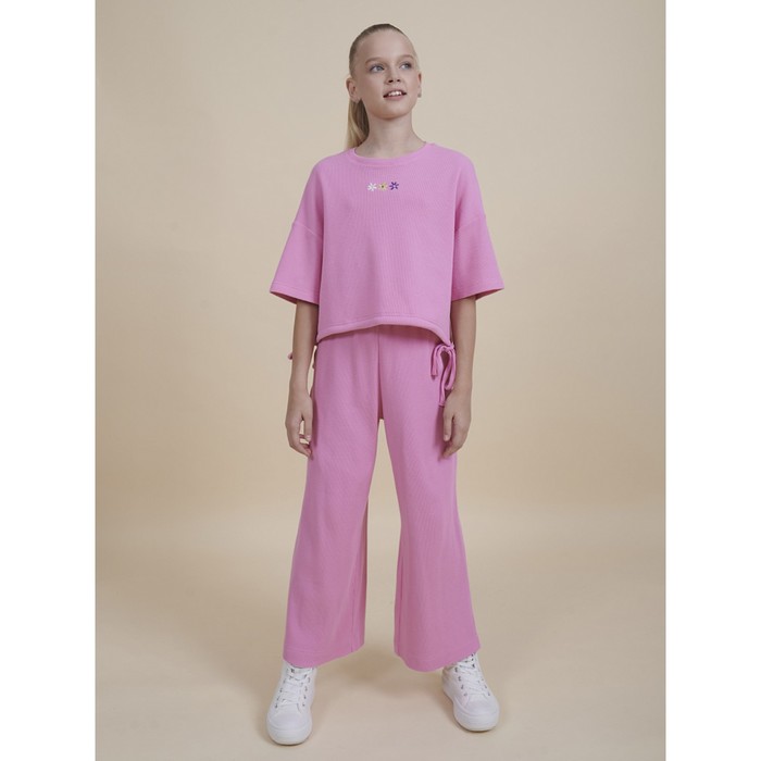 Комплект для девочек, рост 140 см, цвет розовый комплект для девочек рост 140 см цвет лаванда