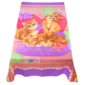 

Плед "Collorista" Кошки 130х170 см, 100% п/э флис, 180 гр/м2