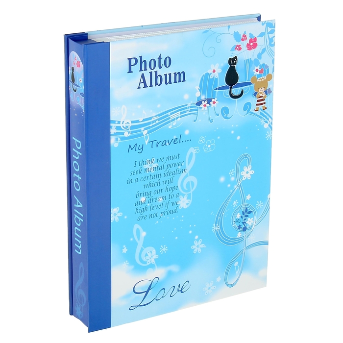 Фотоальбом на 120 фото 10х15 см "Мое хобби" в коробке, МИКС