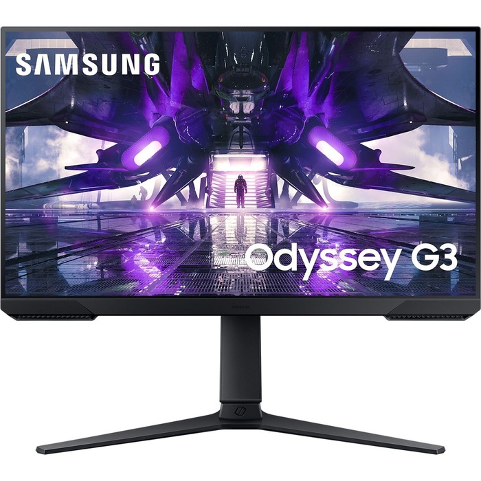 цена Монитор Samsung 24 Odyssey G3 S24AG320NI черный VA LED 1ms 16:9 HDMI полуматовая HAS Piv 2 103390