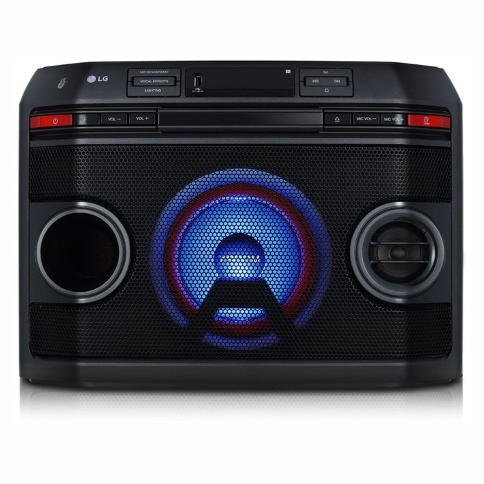 Минисистема LG Xboom OL45 черный 220Вт CD CDRW FM USB BT аудиомагнитола panasonic rx d550e k черный 20вт cd cdrw mp3 fm dig usb bt