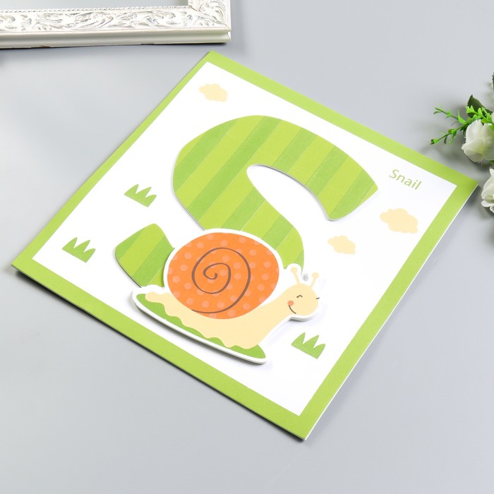 Наклейка интерьерная 3D "Веселый алфавит" МИКС