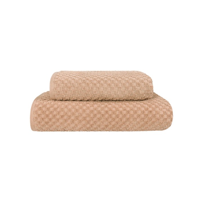 Комплект махровых полотенец Cappuccino, размер 50х90 см, 70х130 см комплект махровых полотенец pink размер 50х90 см 2 шт