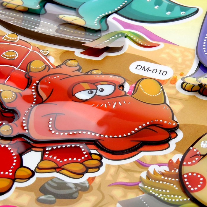 Наклейка 3D "Зоопарк" МИКС