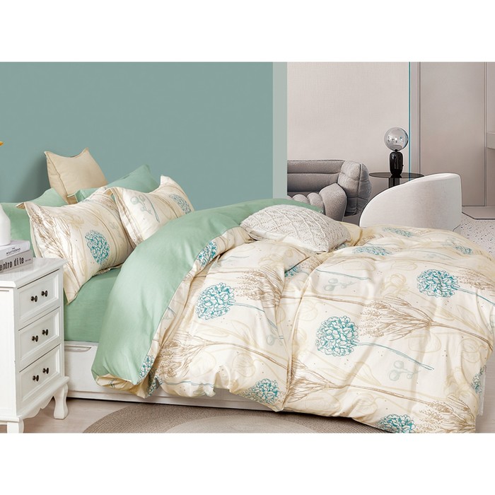 

Постельное бельё дуэт Satin de Luxe, размер 230x250 см, 150x210 см - 2 шт, 50x70 см - 2 шт, 70x70 см - 2 шт