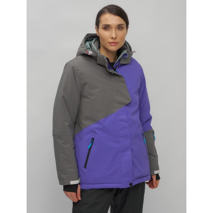 Горнолыжная куртка женская зимняя, размер 58, цвет фиолетовый