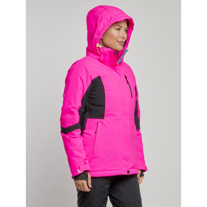 Горнолыжная куртка женская зимняя, размер 44, цвет розовый